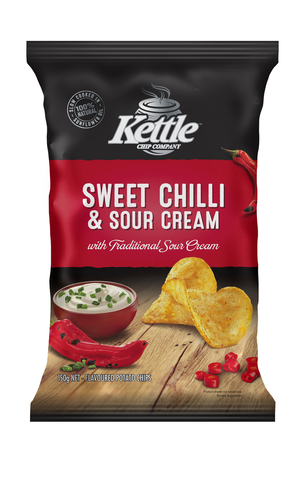 Kettle Chip Company Kettle Sweet Chilli & Sour Cream 150g at Mighty