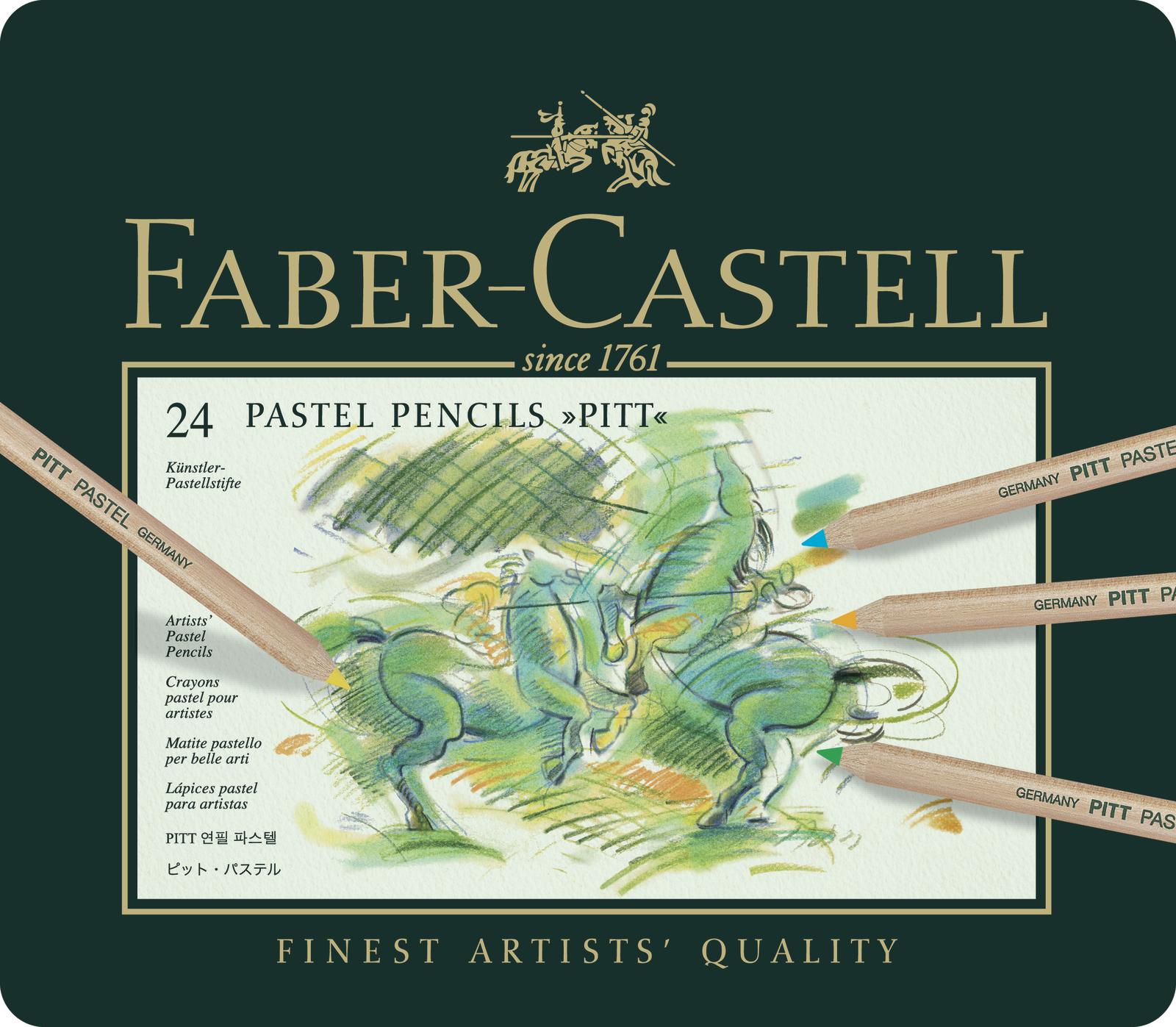 Faber-Castell: Pitt Pastel Pencil (Tin of 24) image