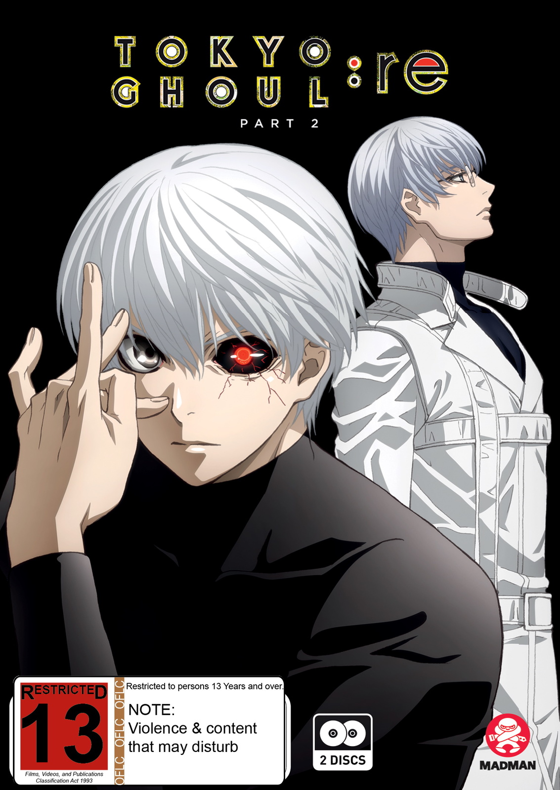 Tokyo Ghoul:Re (Season 3) Part 2 (Eps 13-24) on DVD