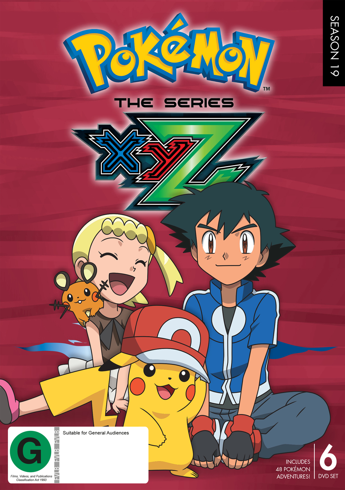 Pokemon The Series XYZ Complete Collection (6 Disc Set) DVD Buy Now at Mighty Ape NZ