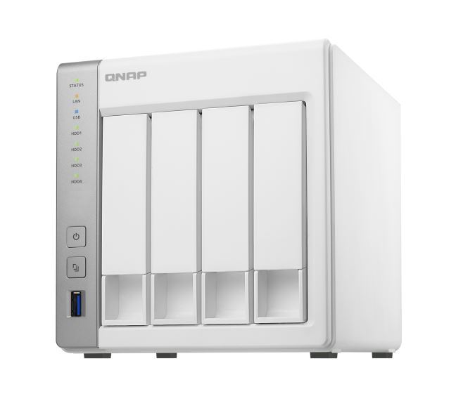 Qnap Ts-231P2-4G 2-Bay Nas (No Disk), Al314 Quad Core 1.7Ghz, 1Gb, Sata 6Gb/S, 2X Gbe Lan, 3 X Usb3.0, Hdd Hot-Swap