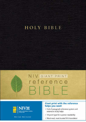 NIV Giant Print Reference Bible image