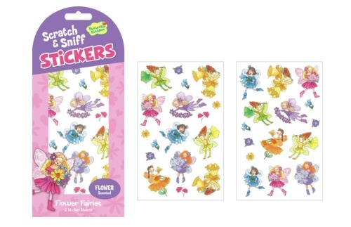 Peaceable Kingdom: Scratch & Sniff Stickers - Flower Fairies image