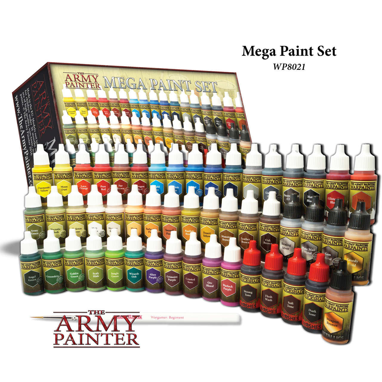 Army Painter: Warpaints - Mega Paint Set