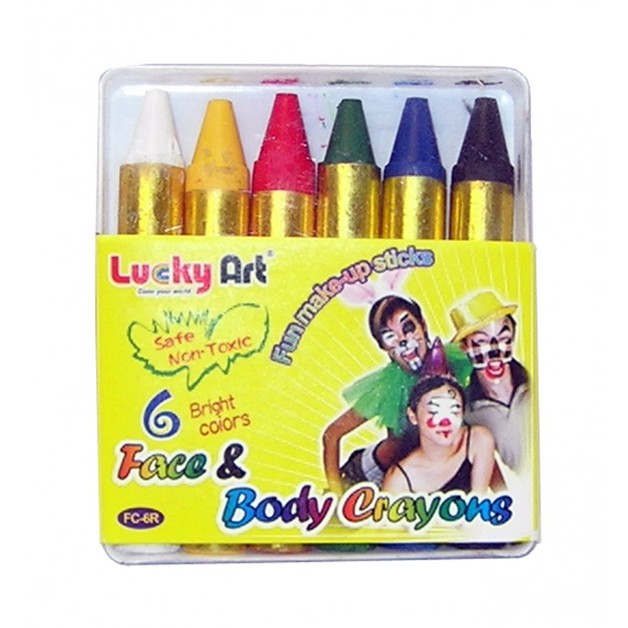 Buy Lucky Art Face and Body Crayons 6 Pack at Mighty Ape NZ