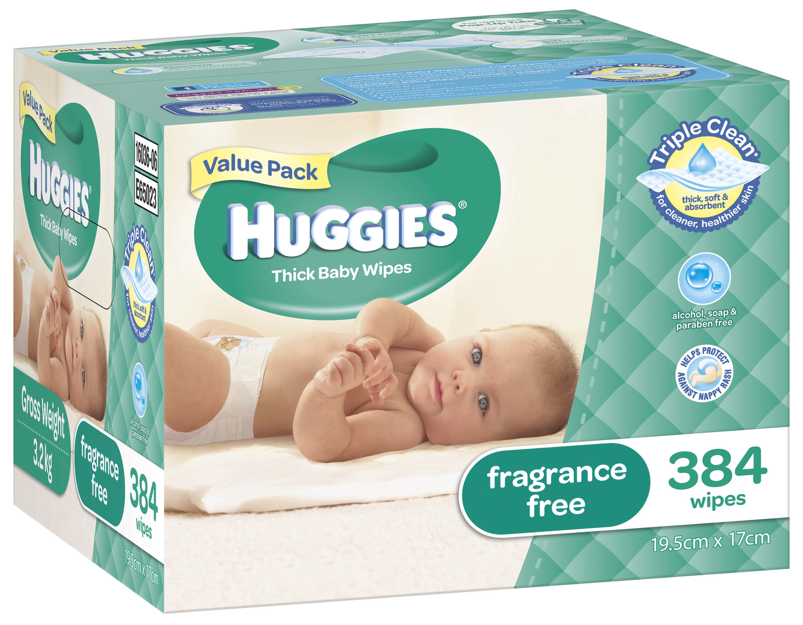 Huggies Wipes - 384 pack image
