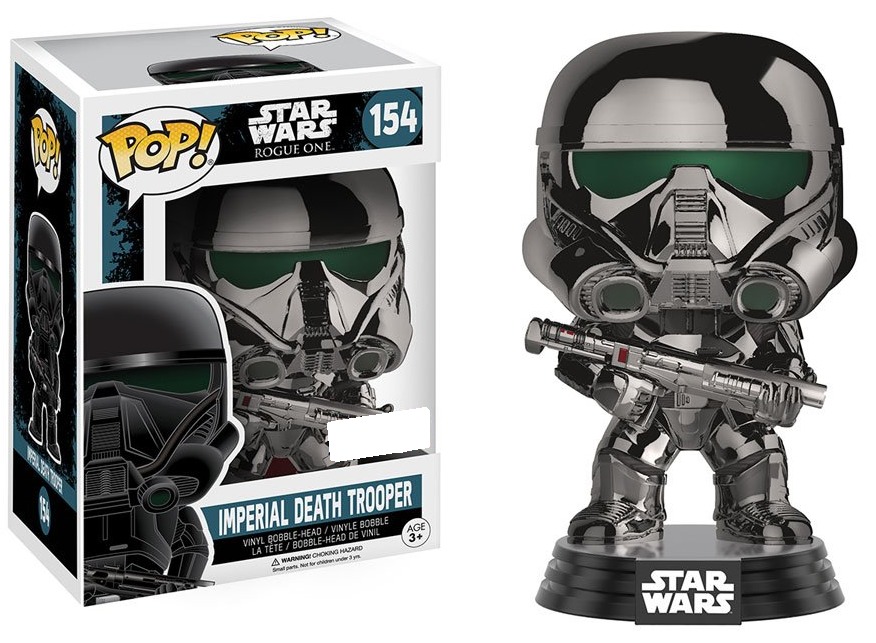 Star Wars: Rogue One - Imperial Death Trooper (Chrome) Pop! Vinyl Figure