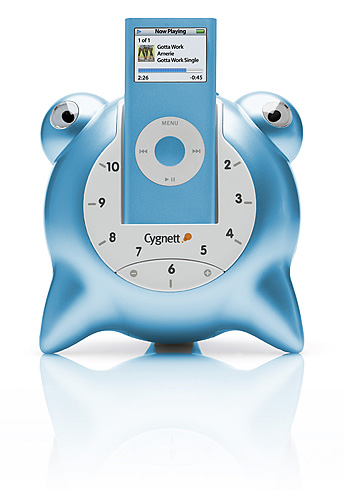 Cygnett GROOVETOONS - BLUE - IPOD NANO 2G SPEAKER DOCK image