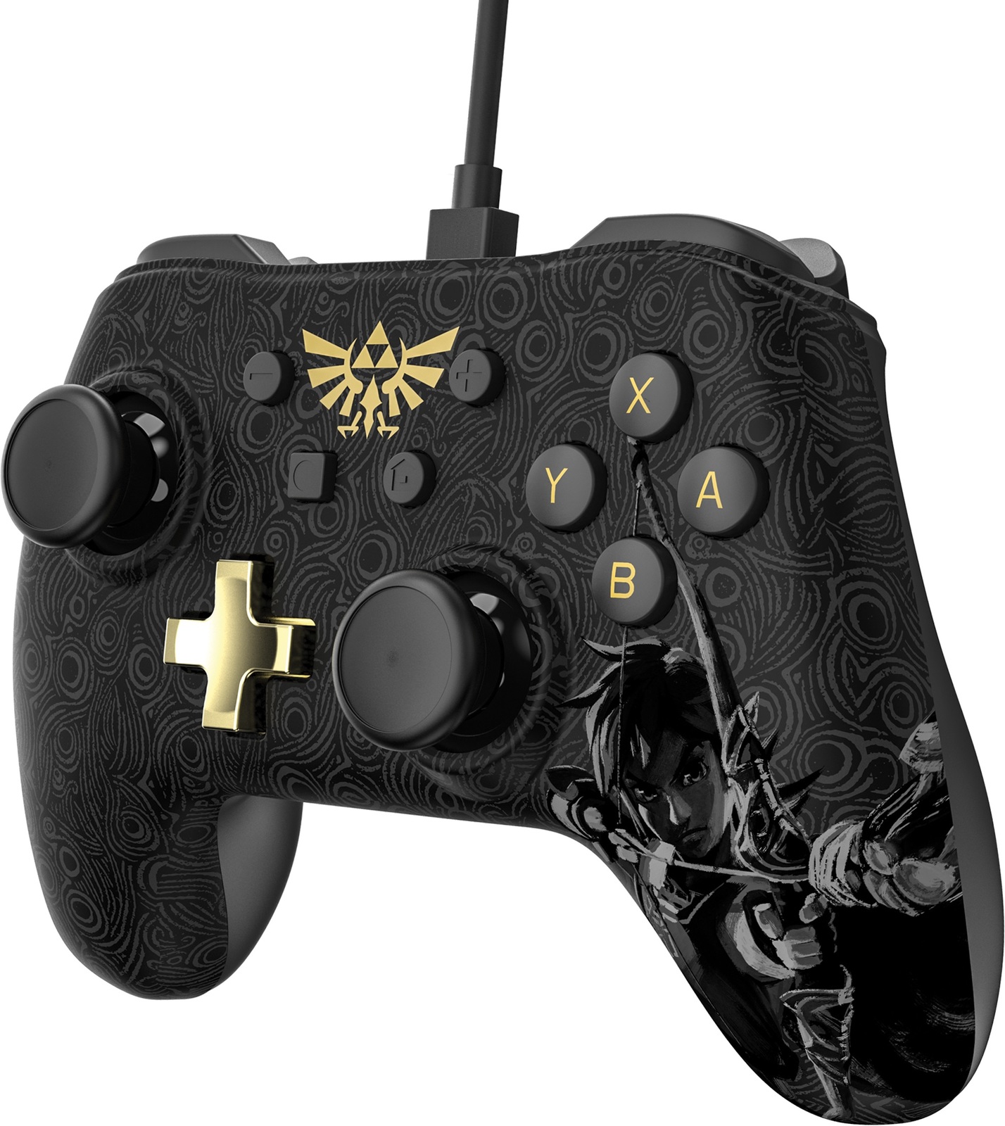 Nintendo Switch Core Wired Controller - Zelda on Switch