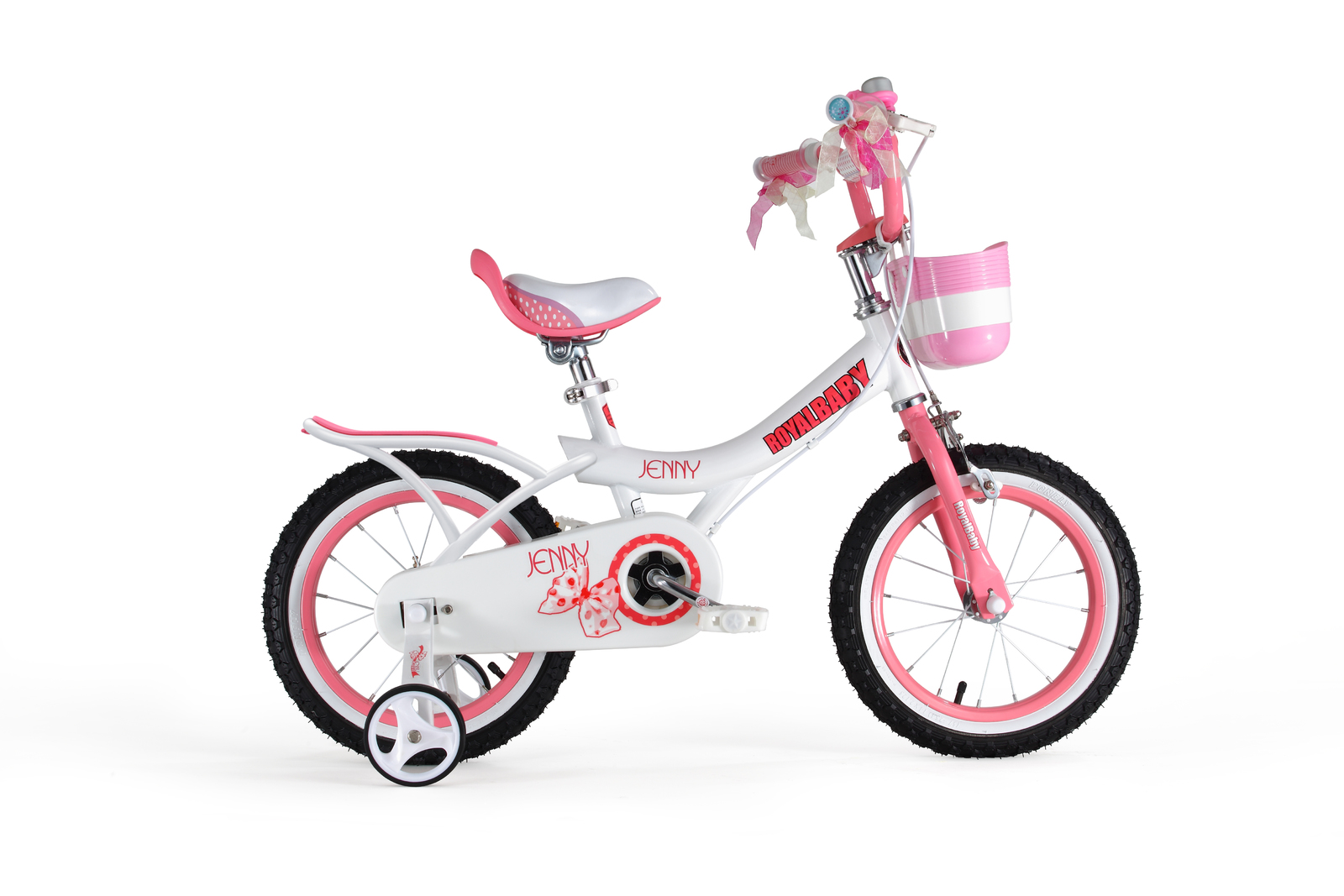 RoyalBaby: Jenny G-4 - 16" Girl's Bike (White) image