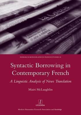 Syntactic Borrowing in Contemporary French by Mairi Malaughlin image