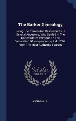 The Barker Genealogy by * Anonymous image
