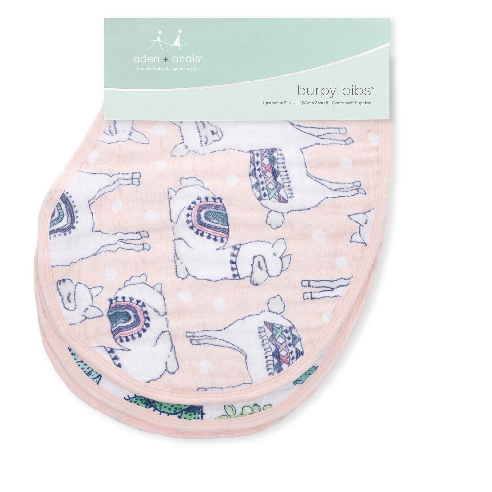 Aden + Anais: Classic Burpy Bib - Trail Blooms (2 Pack) image