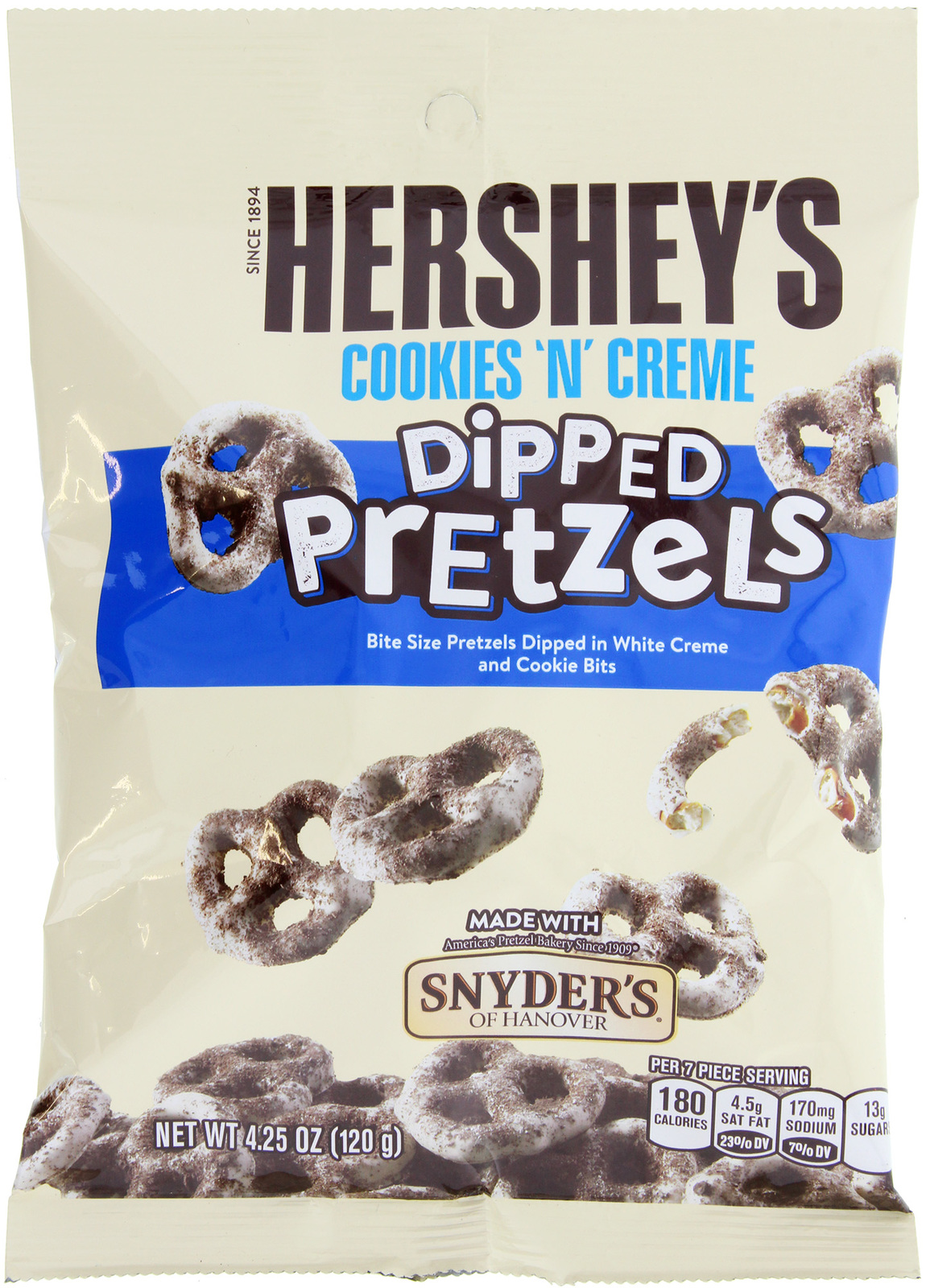 Hershey's Cookies N Creme Dipped Pretzels (120g) image