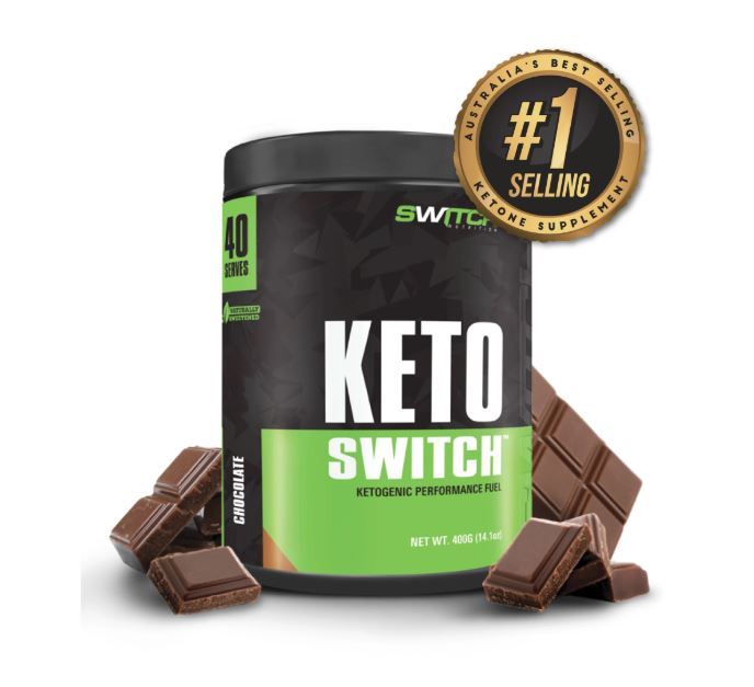 Keto Switch - Ketogenic Performance Fuel - BHB Ketones - Chocolate (40 Serves) image