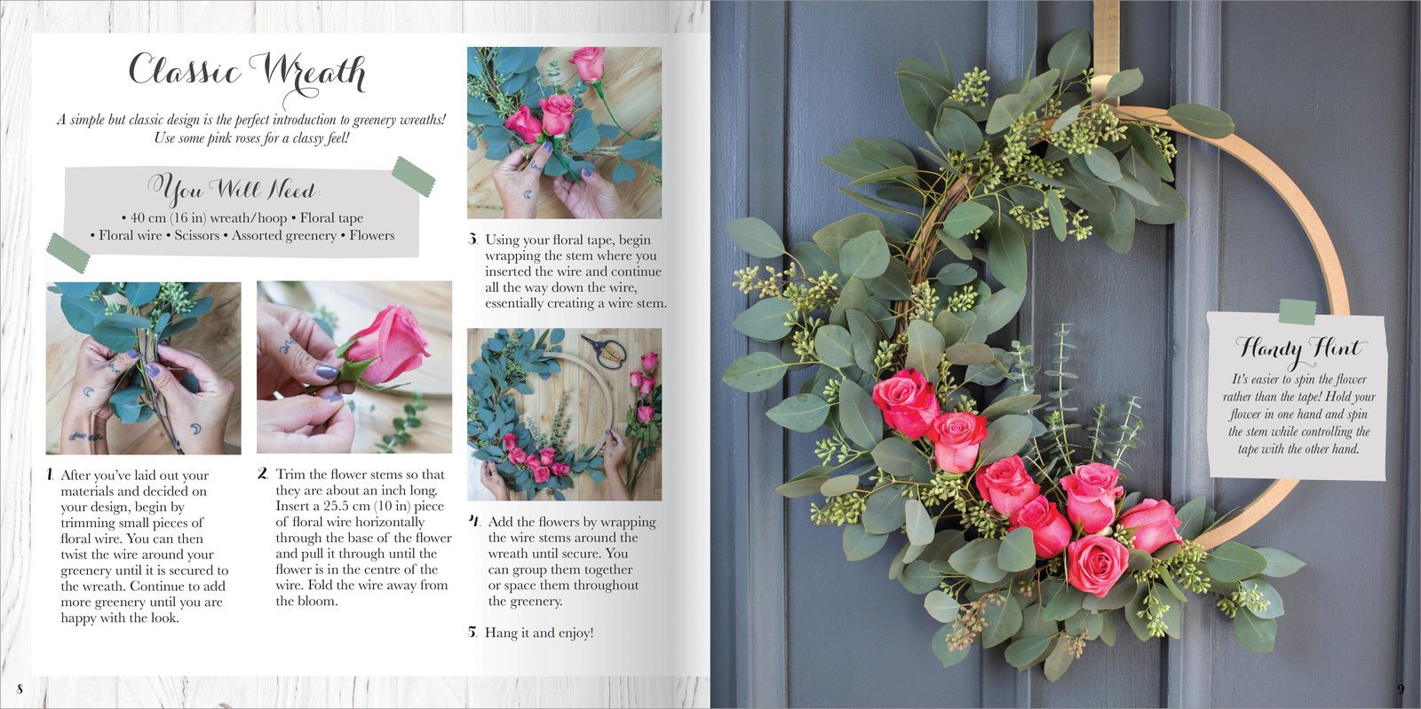 Hinkler: Create Your Own - Greenery Wreath Kit image