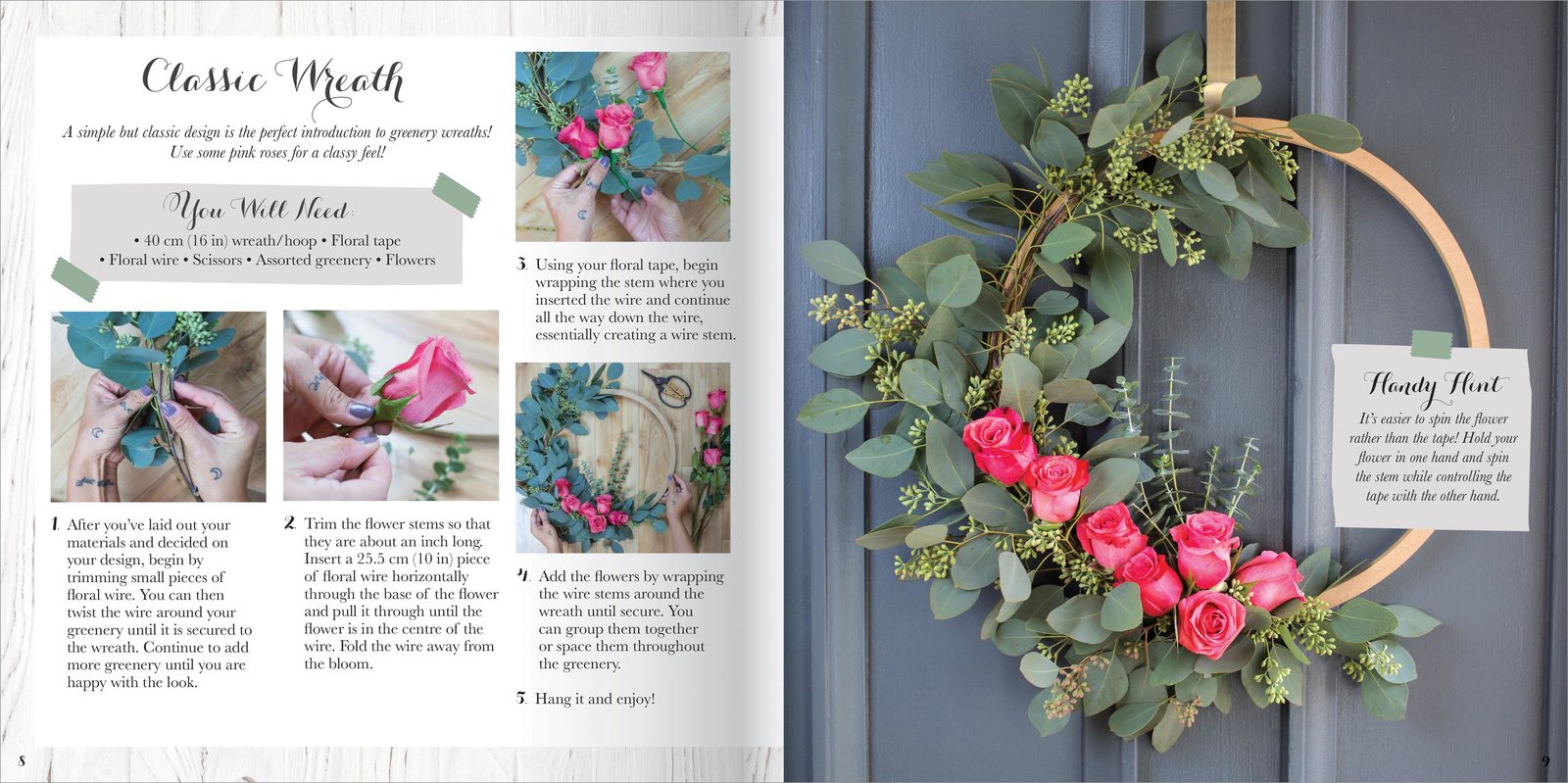 Hinkler: Create Your Own - Greenery Wreath Kit