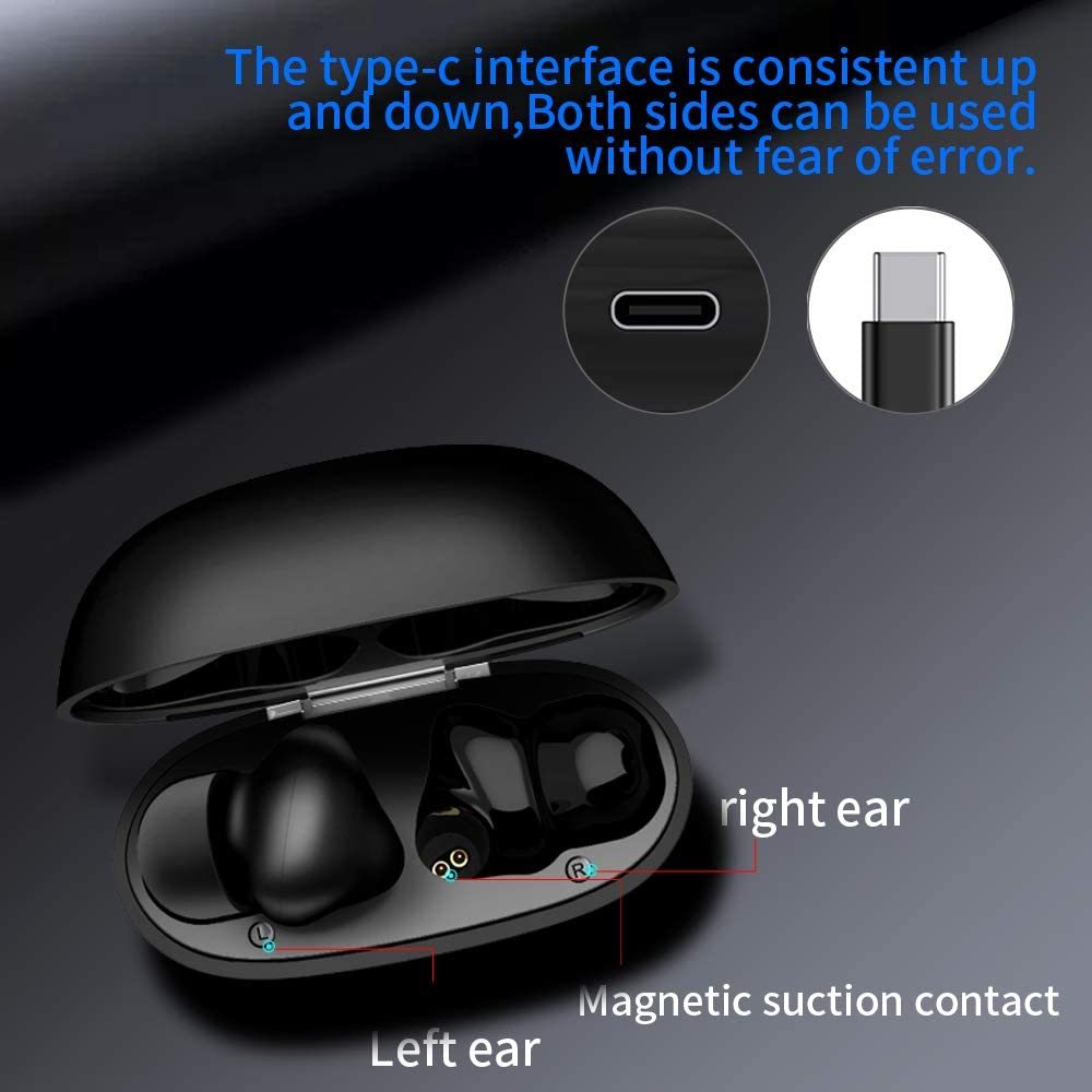 Bluetooth 5.0 True Wireless Earbuds LED Digital Display with Charging