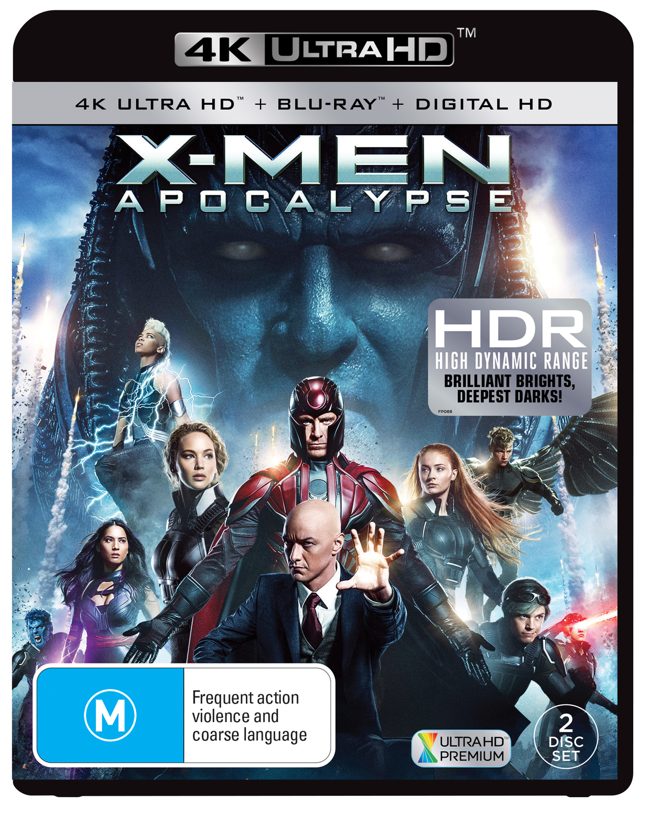 X-Men Apocalypse on Blu-ray, UHD Blu-ray image
