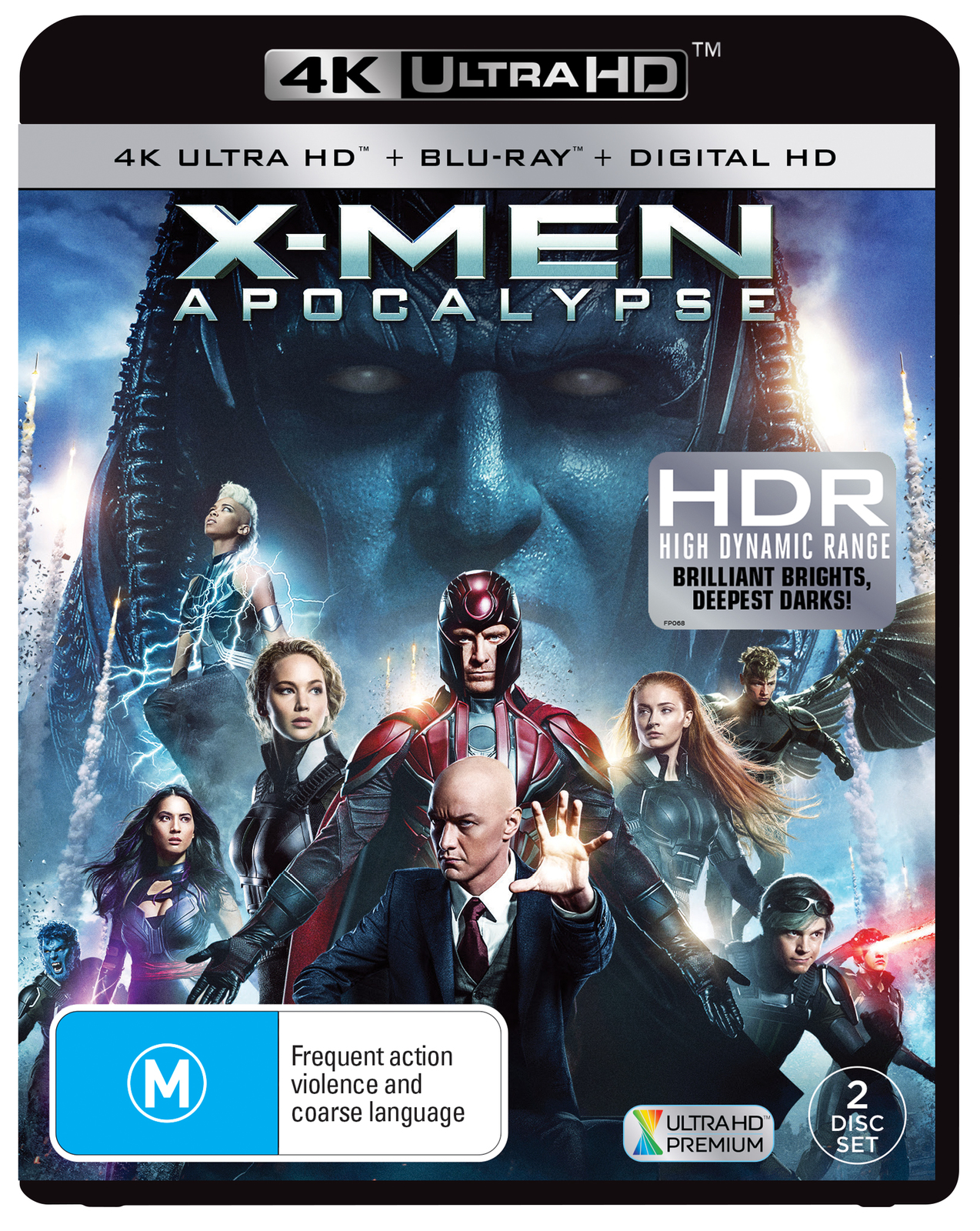 X-Men Apocalypse on Blu-ray, UHD Blu-ray