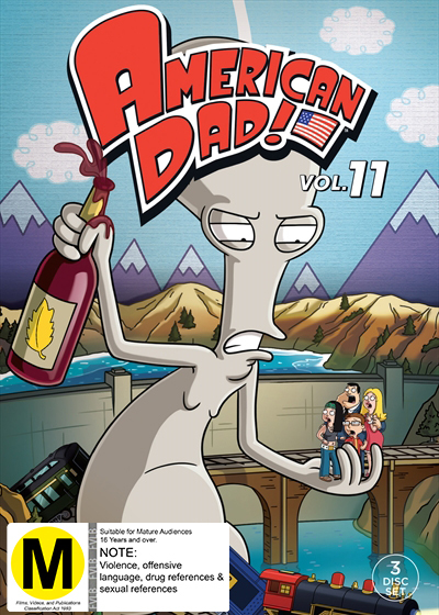 American Dad - Volume 11 (3 Disc Set) on DVD image