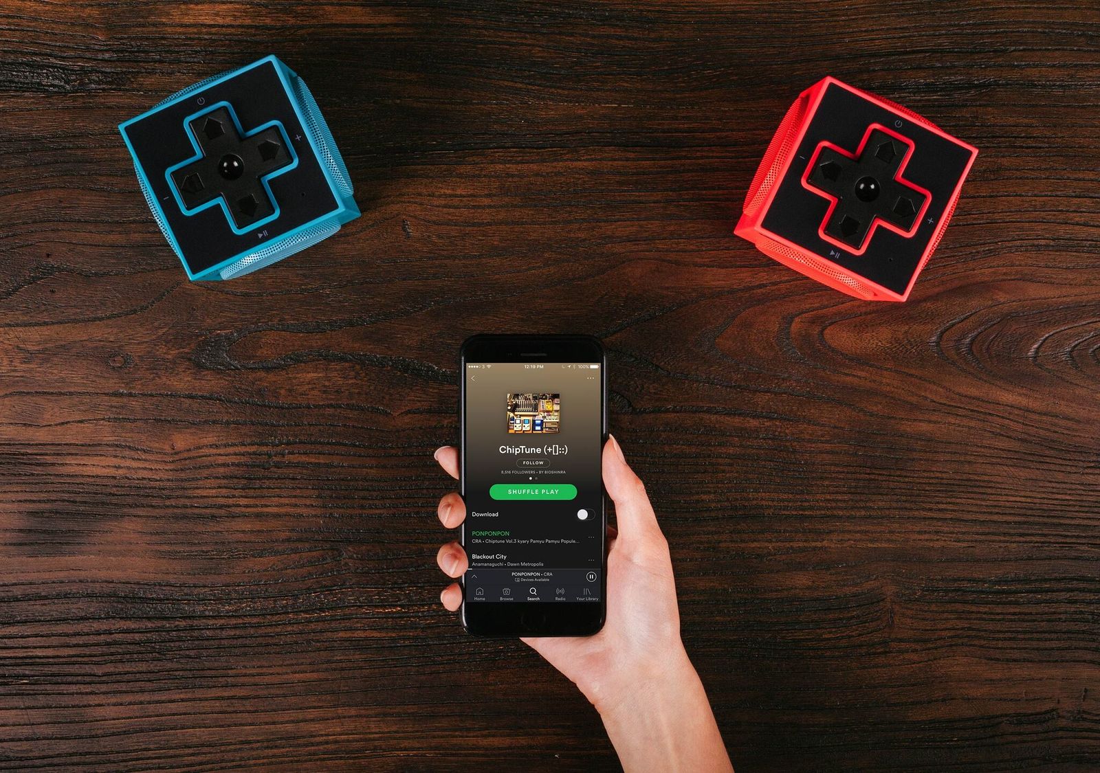 8Bitdo TwinCube Speakers on Switch