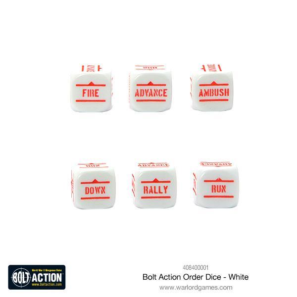 Bolt Action White Order Dice pack image