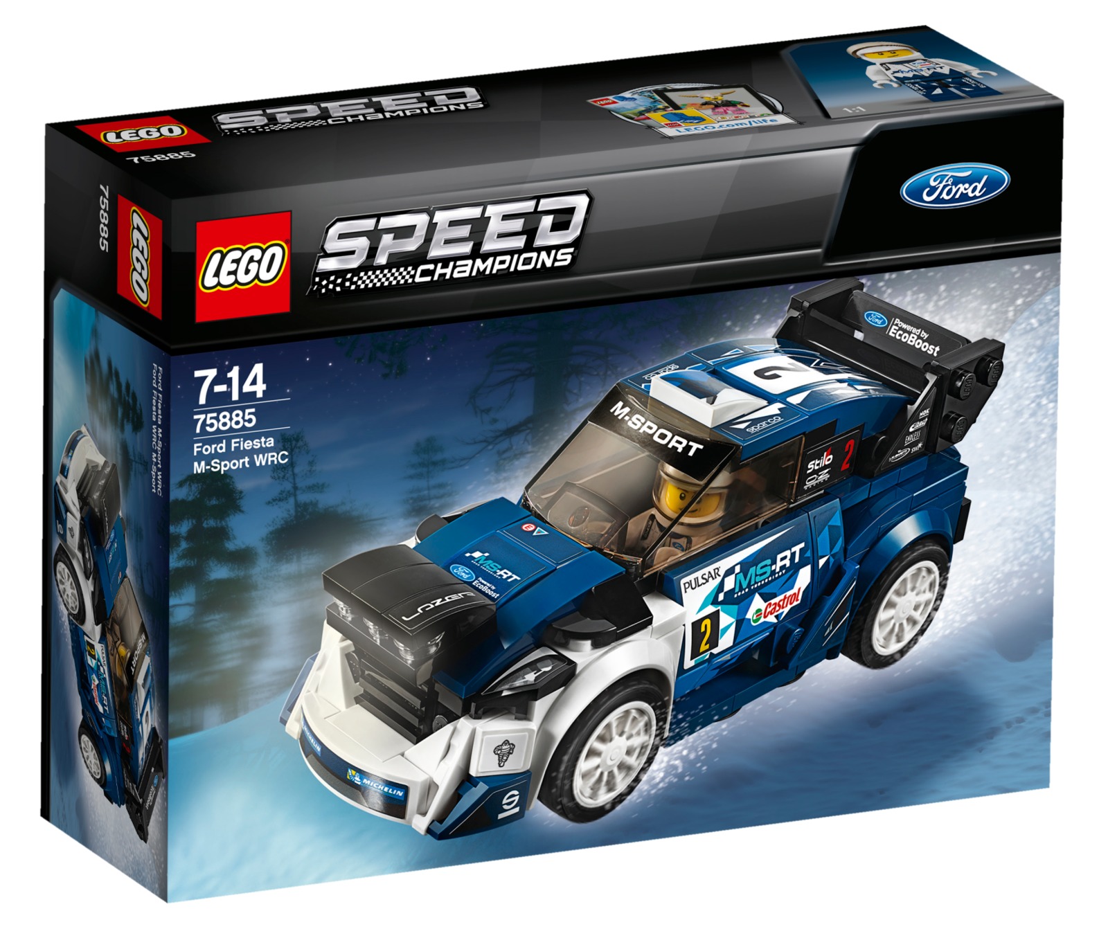LEGO Speed Champions - Ford Fiesta M-Sport WRC (75885) image