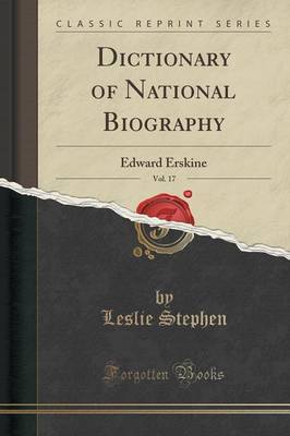 Dictionary of National Biography, Vol. 17 by Leslie Stephen image