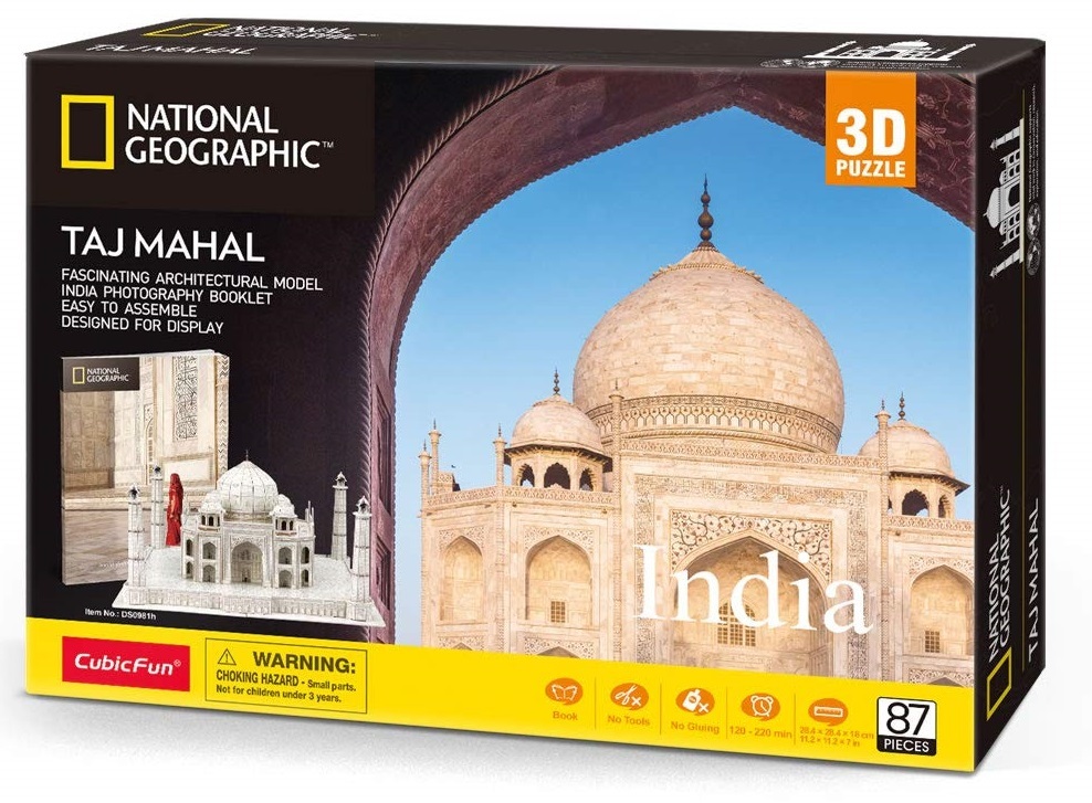Cubic Fun: National Geographic 3D Puzzle - The Taj Mahal (India) image