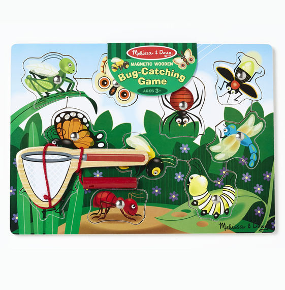 Melissa & Doug: Bug-Catching Magnetic Puzzle Game image