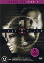 X-Files, The Season 1: Part 1 (3 Disc) on DVD