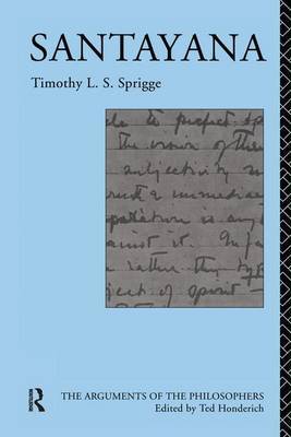 Santayana by Timothy L.S. Sprigge image