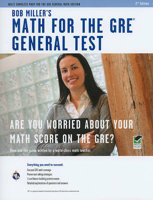 Bob Miller's Math for the GRE General Test by Bob Miller image
