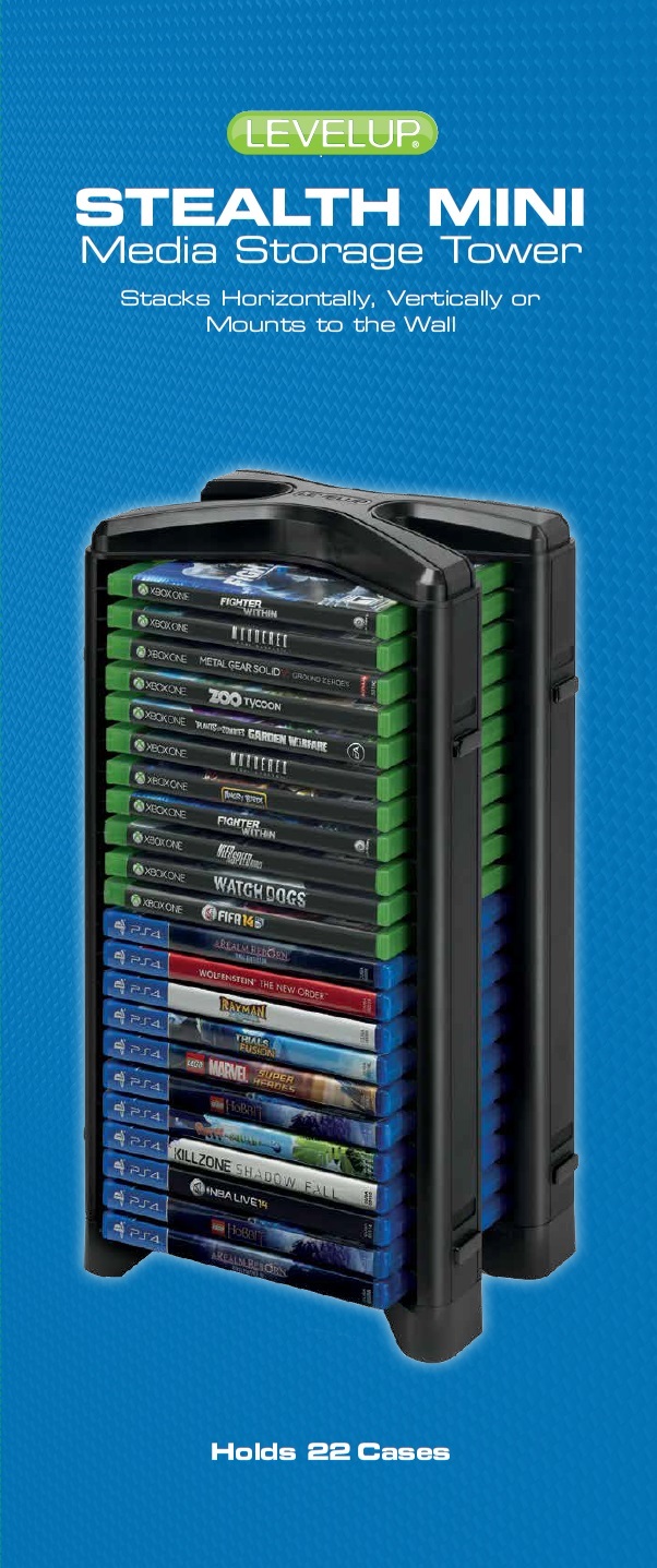 Stealth Mini Media Storage Tower for image