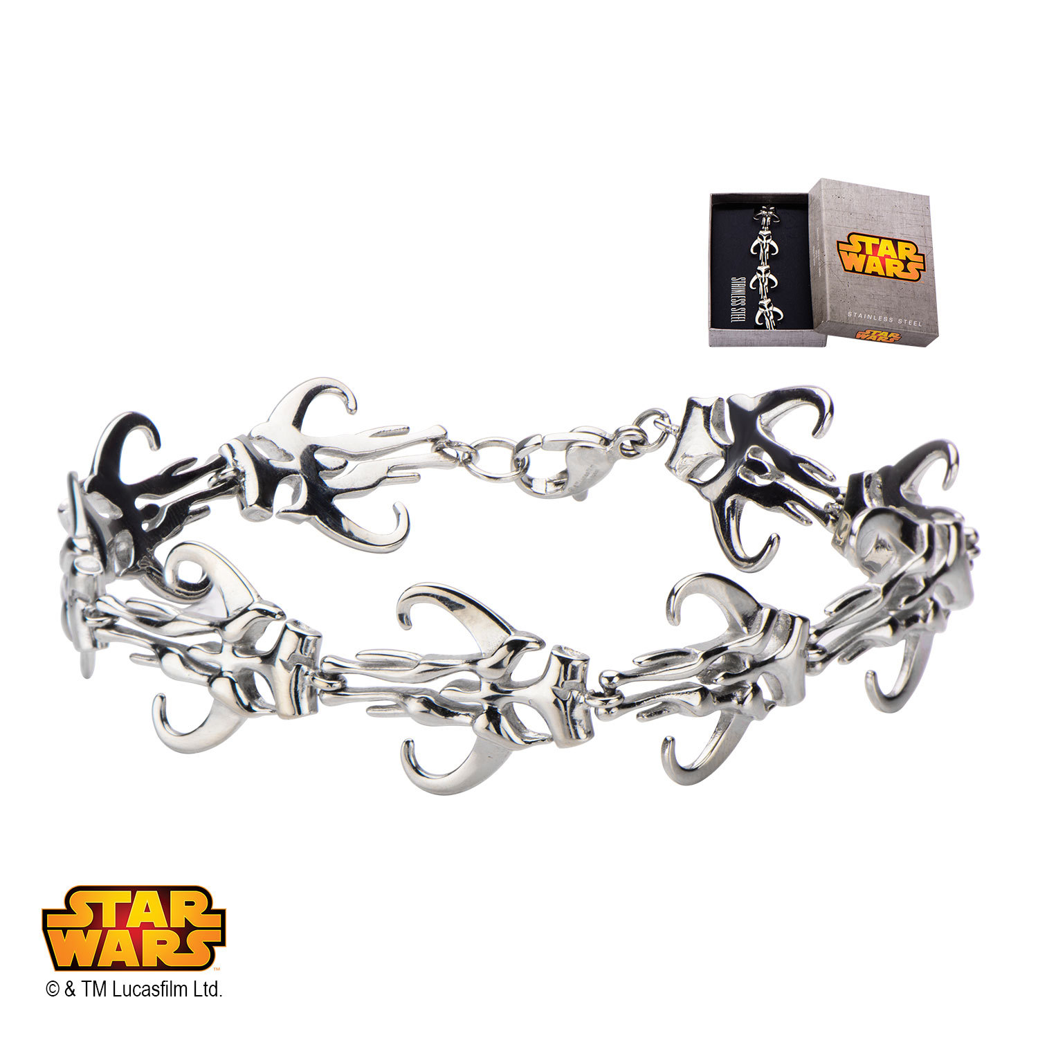 Star Wars Mandalorian Symbol Bracelet image