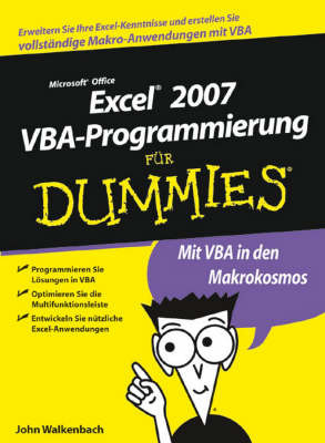 Excel 2007 VBA-Programmierung Fur Dummies by John Walkenbach image