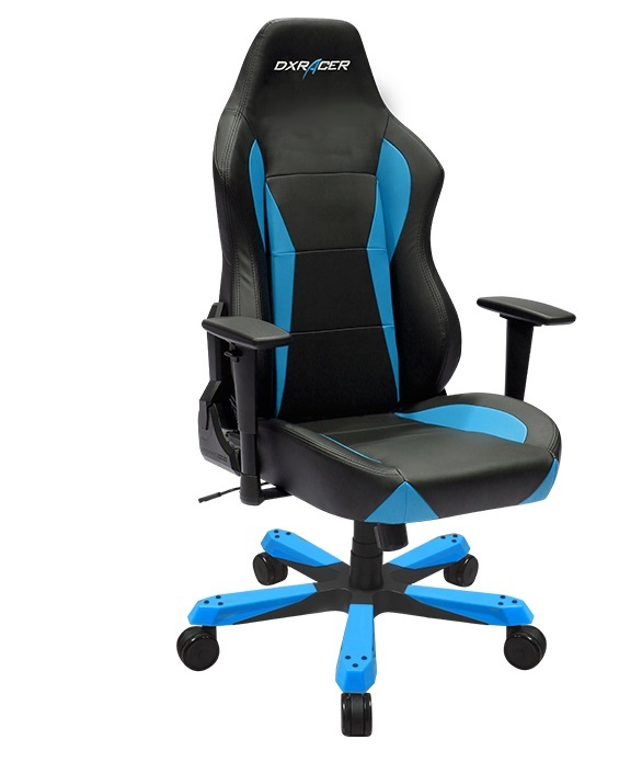 DXRacer Wide Series WZ0 Gaming Chair (Black and Blue) for image