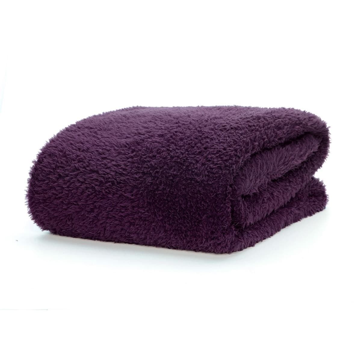 SnugRug Sherpa Throw Blanket Purple at Mighty Ape NZ