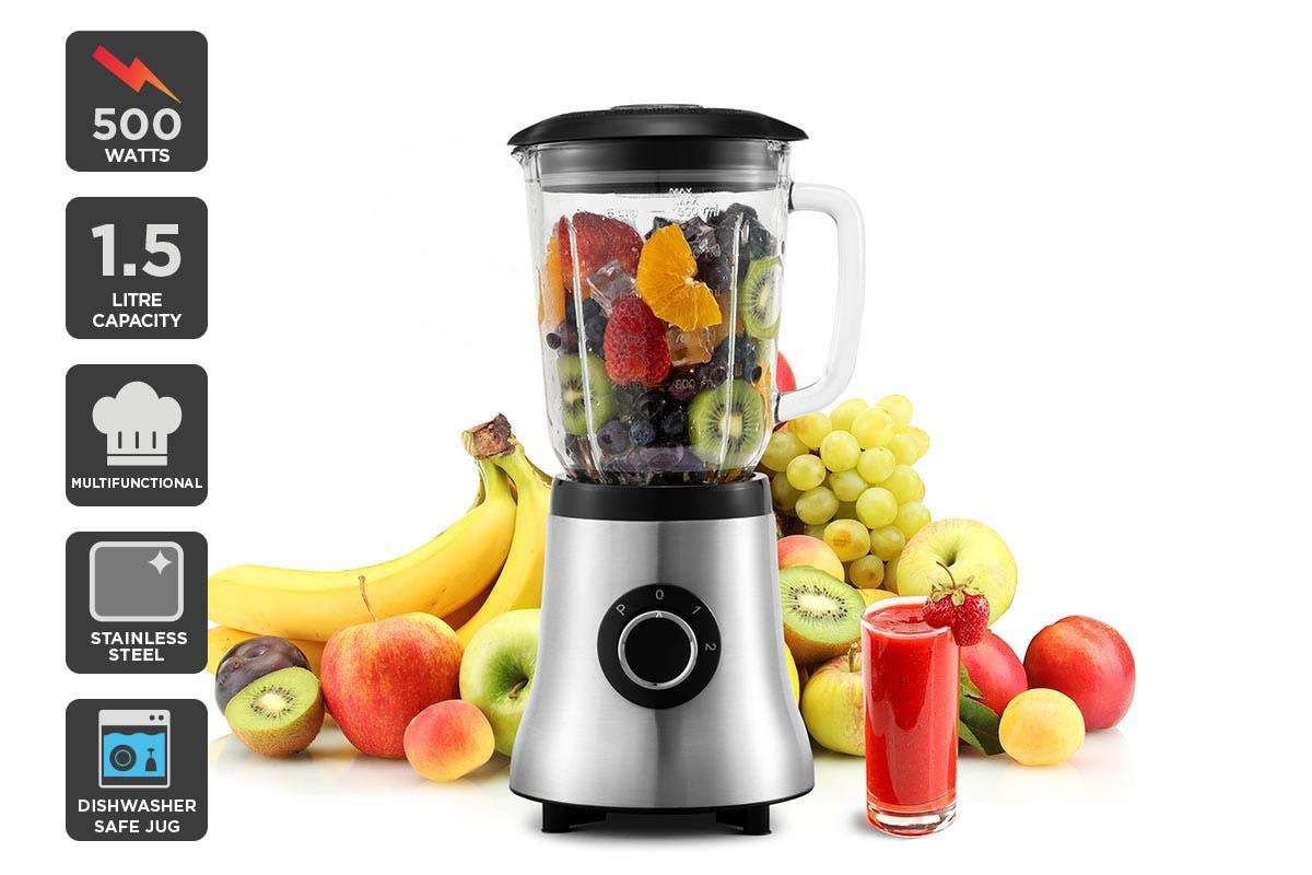 Buy Kogan 1.5L Stainless Steel Blender at Mighty Ape NZ