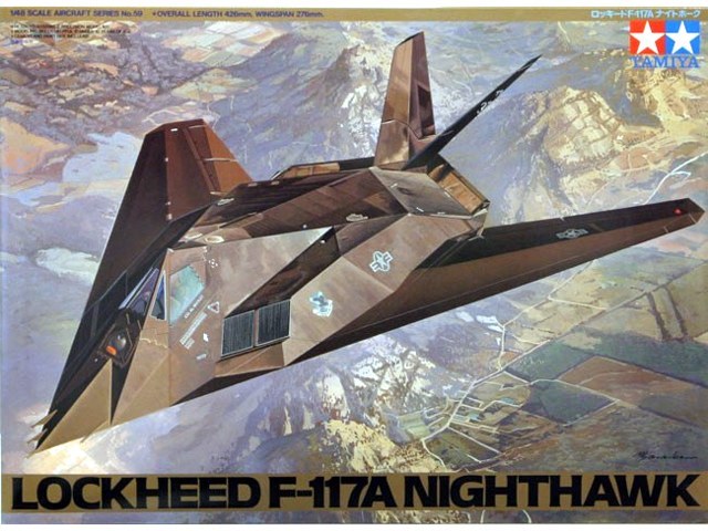 Tamiya 1/48 Lockheed F-117A Nighthawk - Model Kit