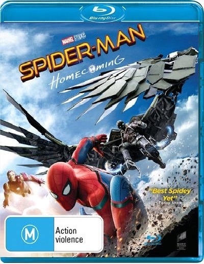 Spider-Man: Homecoming on Blu-ray