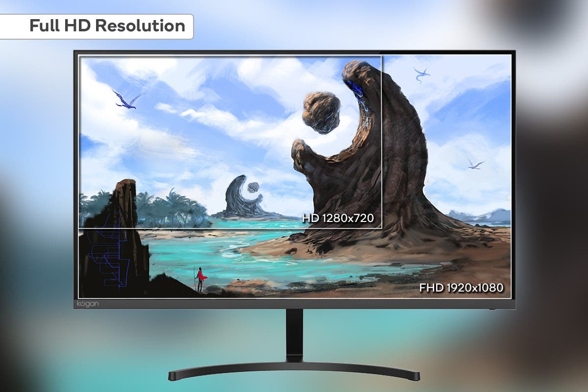 Kogan 24" Full HD 75Hz Frameless VRR Monitor (1920 x 1080) at Mighty Ape NZ