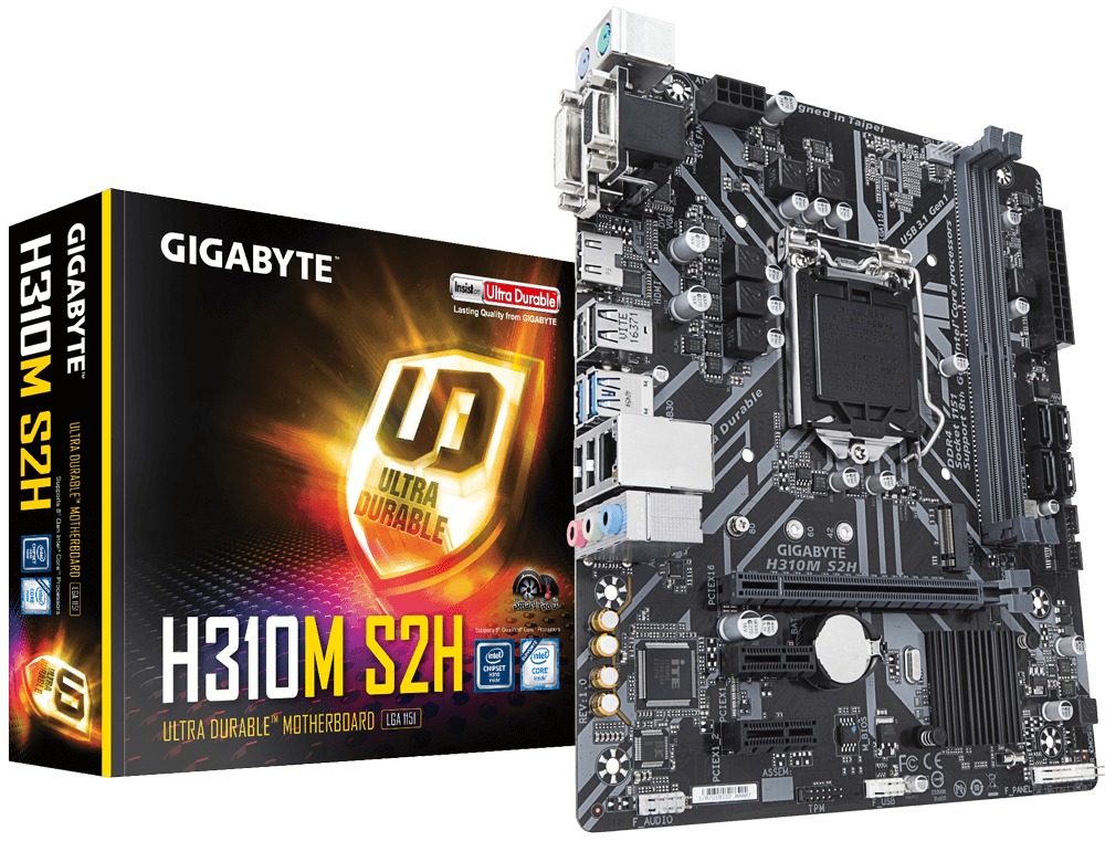 Gigabyte H310M S2H MATX Motherboard image