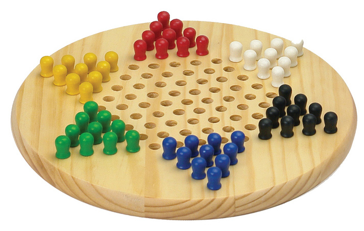 Wooden Chinese Checkers - Board Game image