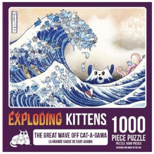exploding kittens puzzle 1000 piece