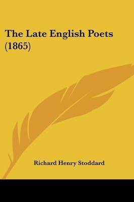 The Late English Poets (1865) image