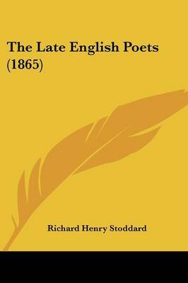 Late English Poets (1865) image