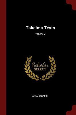 Takelma Texts; Volume 2 image