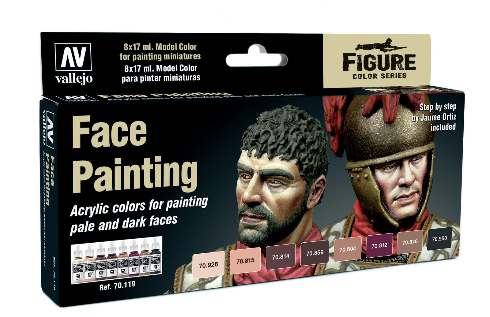 Vallejo Face Painting Set (8 colours) at Mighty Ape NZ